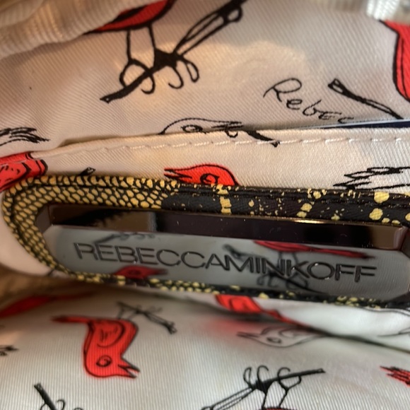 Rare NWT Rebecca Minkoff Lace BF Pouch (“Pale Yellow”) - Picture 6 of 9